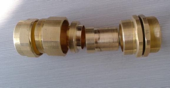 Brass nickel - plated armored cable waterproof seal